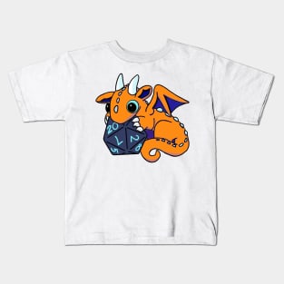 Orange Dice Goblin Dragon Baby Kids T-Shirt